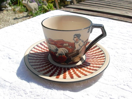 Tasse café ancien - à, grès