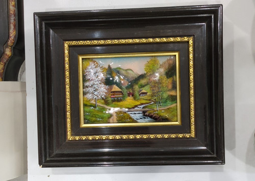 Tableau émaux limoges - tableau, de