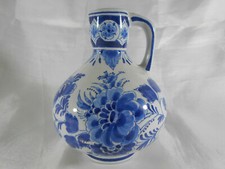 ( 01 ) MAGNIFIQUE PICHET / BROC EN FAÏENCE DE DELFT SIGNÉE & NUMÉROTÉ