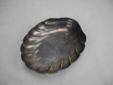 ancien vide poche coquillage métal argenté D&R old french silver metal shell art