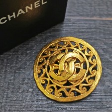 Broche broche ronde vintage