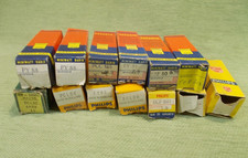 Lampes Radio - Lot de 13 Tubes Electroniques - MINIWATT DARIO / PHILIPS / MAZDA