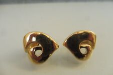 Belles Boucles D'Oreilles / Clous D'Oreilles, Dorées, Pierre Lang