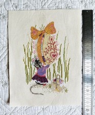 broderie point de croix finie