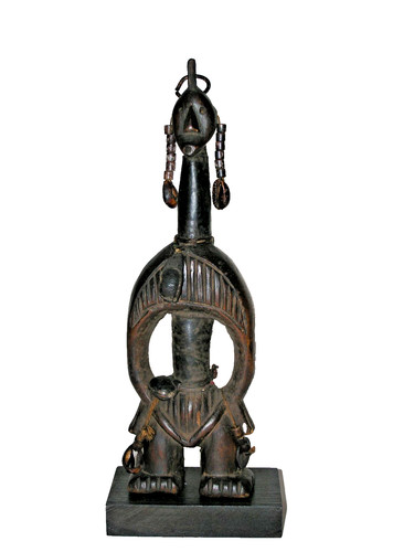 Statuette poupée africaine - statuette,