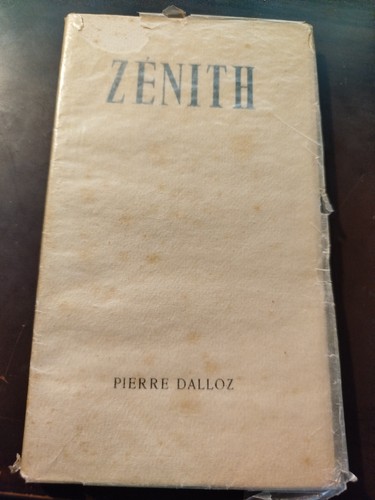 Zenith pierre dalloz - zenith,