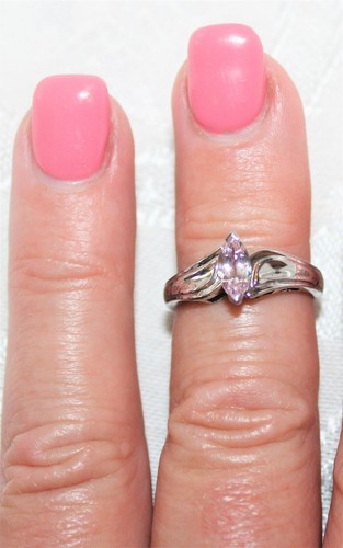 Morganite sterling silver - sterling, ring
