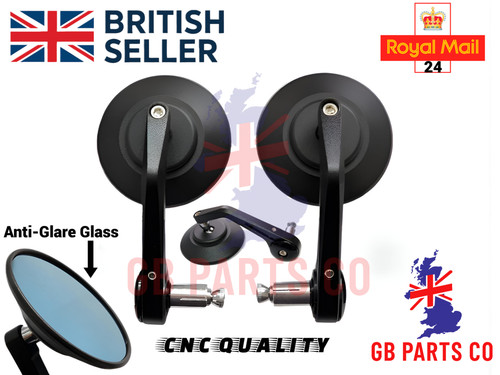 Cnc aluminium bar end mirrors - cnc,