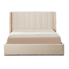 Lit Double Coffre Tissu