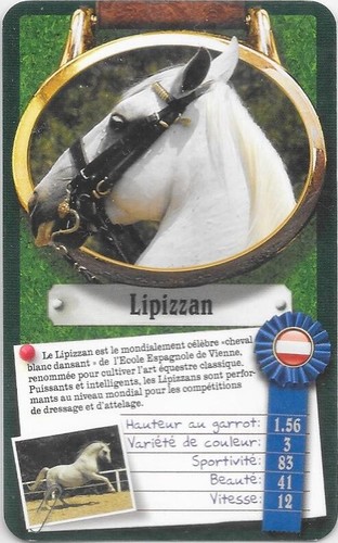 Carte top trumps chevaux ou - carte,