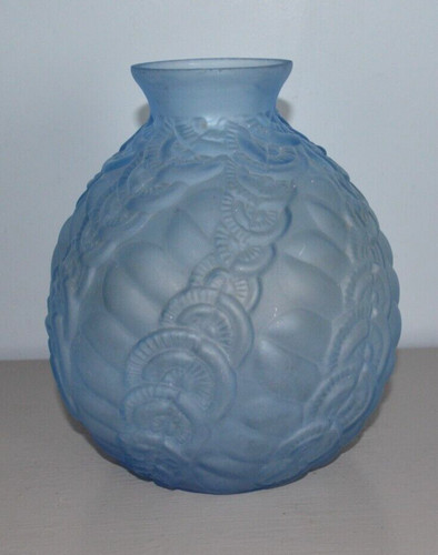 Vase boule verre moulé - vase,