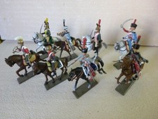 Lot 8 cavaliers en plomb