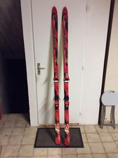 Skis Rossignol 4SV 198 cm /Fixations Salomon Driver Equipe /Montagne Neige