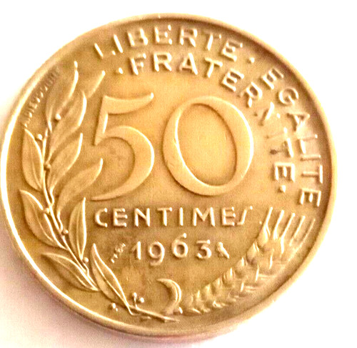 Pièce centimes rare - 50,