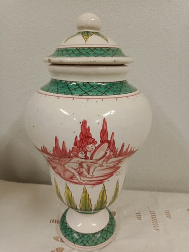 Faïence ancienne sceaux pot - faïence,