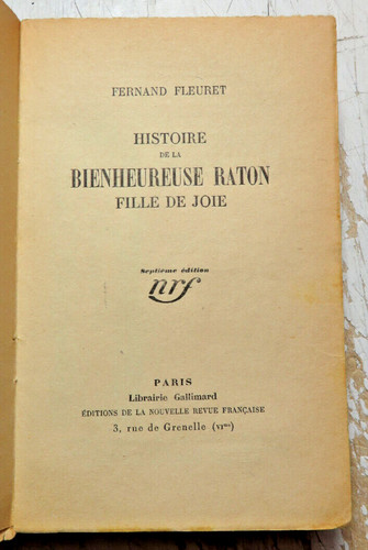FLEURET/BIENHEUREUSE