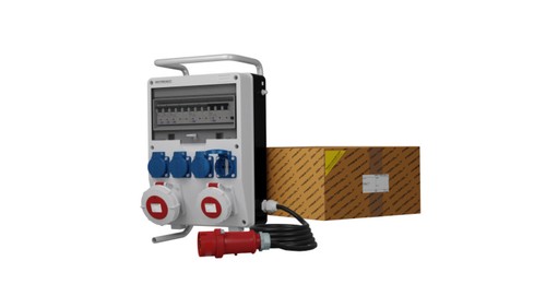 Coffret chantier sur pied - coffret,