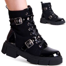 Bottes De Combat Biker À