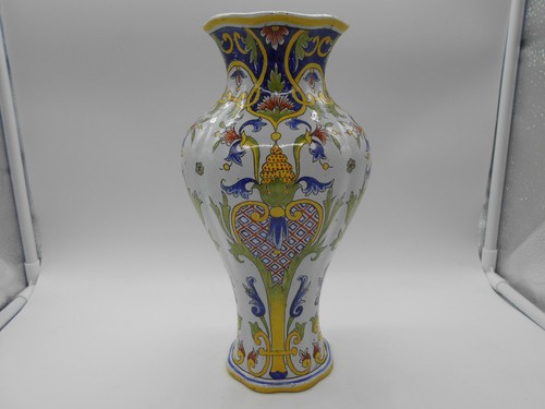 Superbe vase faïence de - superbe,