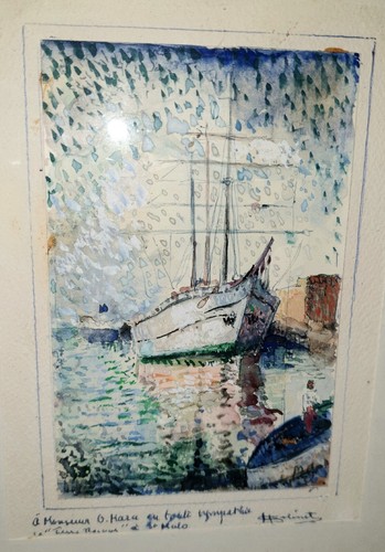 Tableau ancien aquarelle - tableau, :