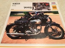 Carte moto Norton 500 ES2 1952 collection Atlas motorbike UK
