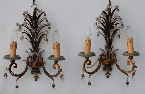1950 paire appliques au - paire, d'appliques