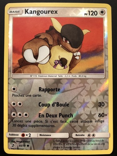 Carte pokemon kangourex - pokemon, 55/70