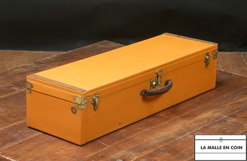 Malle valise orange de la - malle,