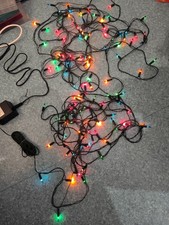 Guirlande électrique 120 Lampes fixe multicolore extérieur et intérieure