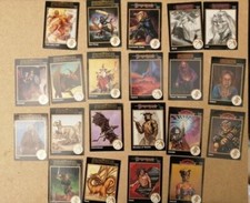 TSR 73 Cards Ad&d 2nd, Forgotten realms, Dragonlance, Dark sun, Greyhawk ..