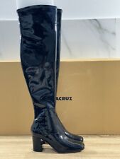 Lola Cruz Bottes Femme Vernis Noir Au Dessus Du Genou Casual 37