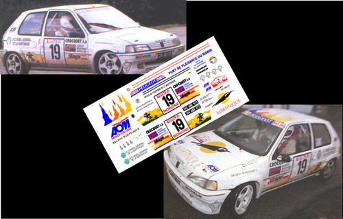 Decals peugeot 106 - 1/43],
