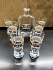 Lot 6 Verres + Carafe Casanis Neuf