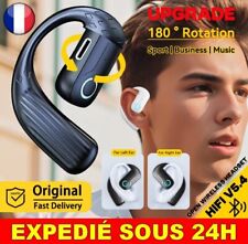✅Écouteur Sans Fil Bluetooth 5.4 Avec Micro Casque Universel Rotation 180° Sport