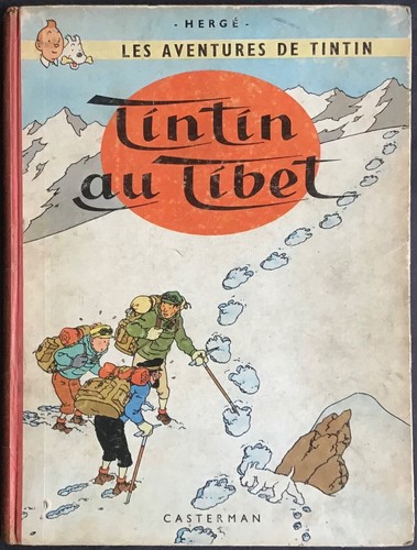 Tintin tibet 4ème plat b29 - tibet,