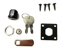 Serrure complete fronton pour