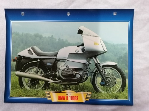 Bmw 100rs fiche - bmw,