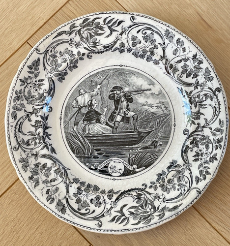 Ancienne assiette parlante - ancienne,