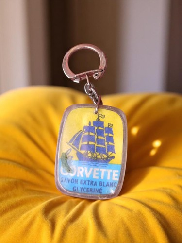 Porte clés vintage corvette - porte-clés,