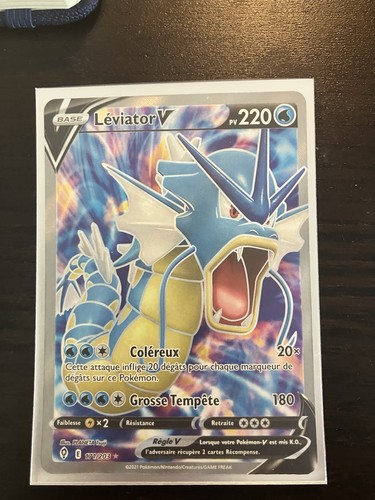 Pokémon léviator full art - pokémon,