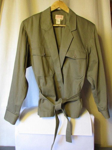 Veste vintage kenzo - toile, kaki