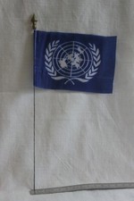 Drapeau fanion vintage ONU