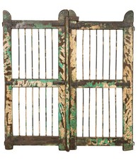 Portail En Bois Massif Et Fer, Pour Intérieur Et Extérieur Très Solide Robuste