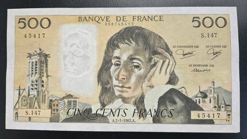 500 francs 1982 s 147 - 500,