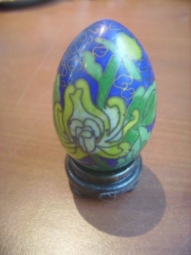 Oeuf décoratif cloisonné - , à