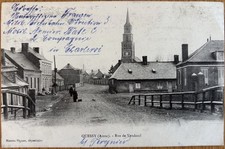 CPA années 1910: QUESSY - Rue de Vendeuil