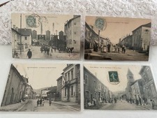 NEUVES MAISONS, PRÈS DE NANCY (54). 4 CARTES ANCIENNES. RARES. GROSSE COTE.