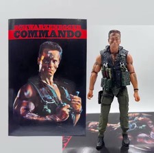 🎁 FIGURINE TERMINATOR ARNOLD SCHWARZENEGGER COMMANDO 18 CM PVC AVEC BOÎTE
