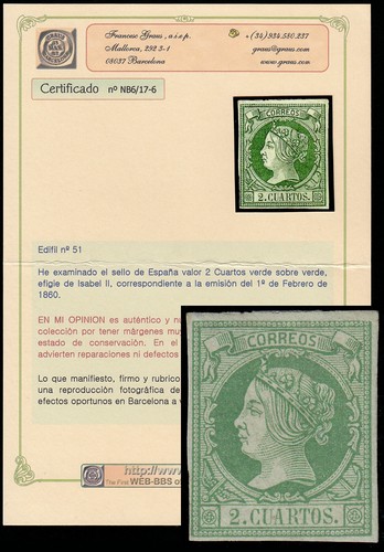Espagne 1860 1861 isabelle - espagne, 51