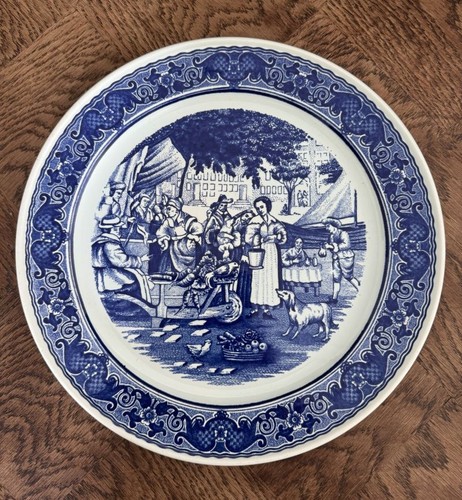 Grande assiette décorative - , de